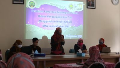 Pelatihan Pemetaan Kemampuan Siswa dalam Mengerjakan Soal Tes Menggunakan Model Rasch bagi Guru-guru Sekolah Laboratorium Universitas Negeri Malang