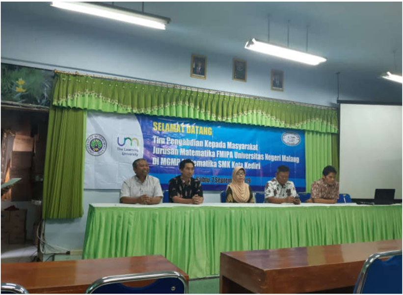 Workshop Penulisan Artikel Ilmiah Dari Hasil Penelitian Bagi Guru-Guru Matematika SMK Kota Kediri