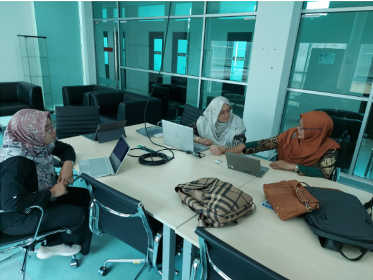 Forum Group Discussion dengan Mitra Penelitian (Universiti Teknologi Malaysia) – Tim Dr. Desi Rahmadani, M.Si.
